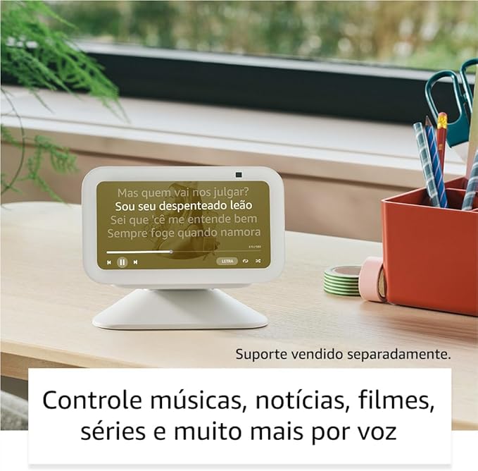 Echo Show 5 (Geração mais recente) | Smart display com Alexa, graves 2x mais potentes e som mais nítido |