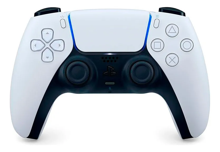Console Sony Playstation 5 Edição Slim Disk 1tb Branco + Controle Sem Fio Dualsense Ps5 Branco