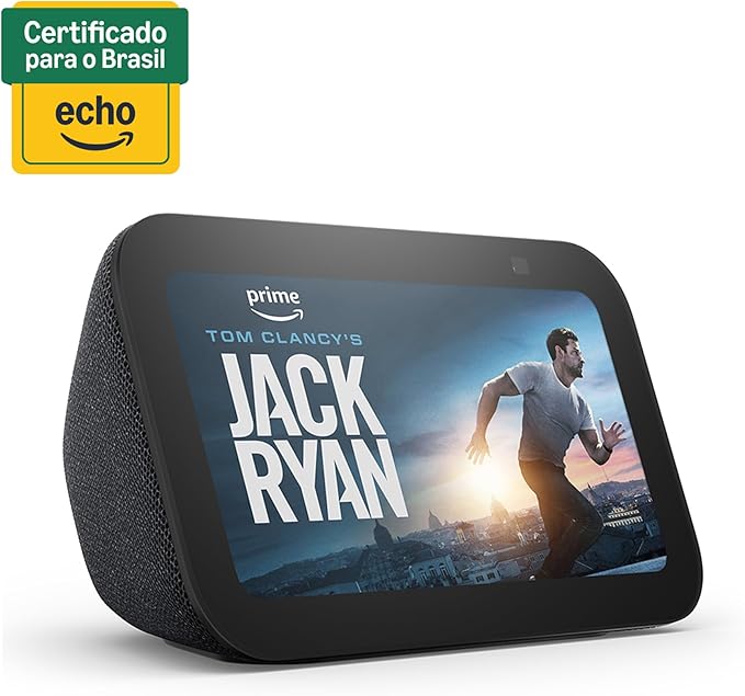Echo Show 5 (Geração mais recente) | Smart display com Alexa, graves 2x mais potentes e som mais nítido |