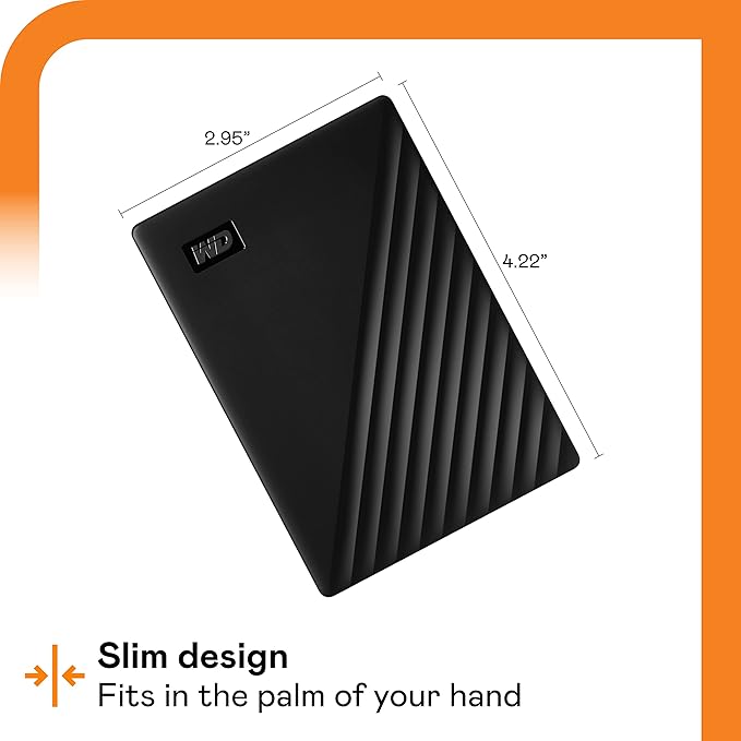 Western Digital HDD EXTERNO 5TB MY PASSPORT PRETO 2,5" USB 3.0 - WDBPKJ0050BBK-WESN