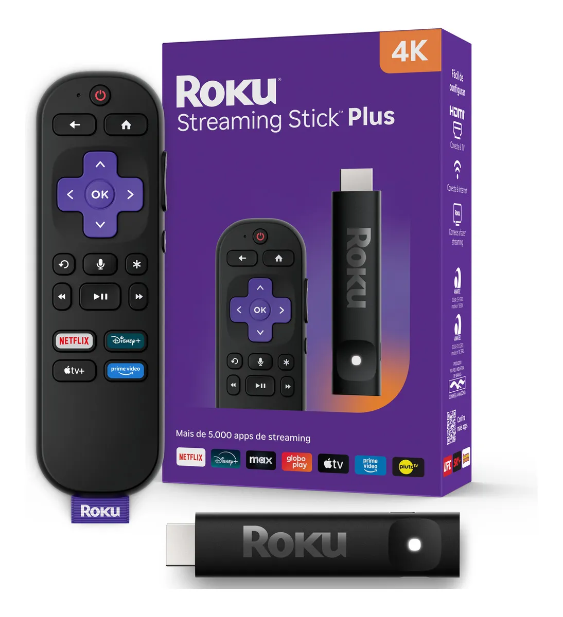 Roku Streaming Stick Plus 4k