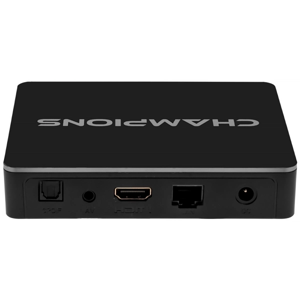 Azamerica Champions Fire 4K Ultra HD com IPTV de 16GB 2GB RAM - Preto