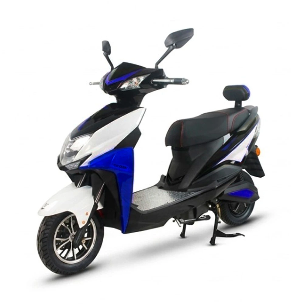 Bicicleta Elétrica Smart Wheel MS-SL - 1000W - 65km/h - Branco e Azul