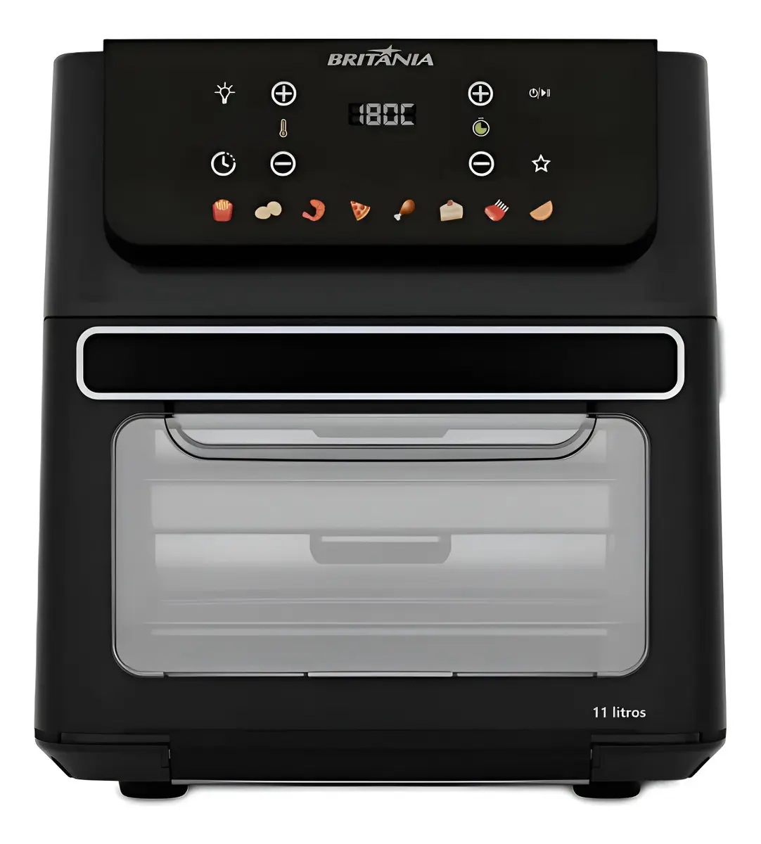 Fritadeira Air Fryer Oven Britânia 11 Litros 8 Funções 1800W BAF11A