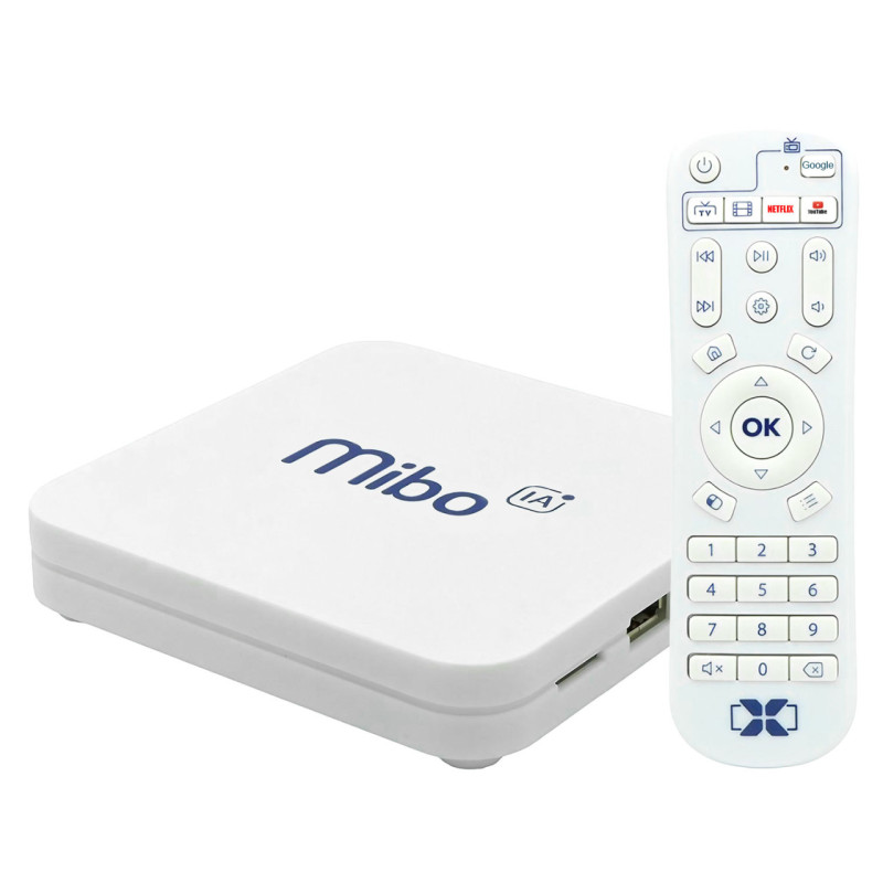Mibo IA 4K Wi-Fi Android Iptv - LANÇAMENTO 2025