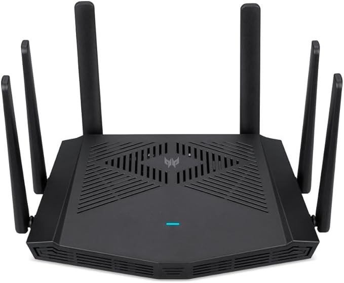 Roteador Acer Predator Connect W6x Wi-Fi 6 AX6000 de banda dupla Quad-core A53
