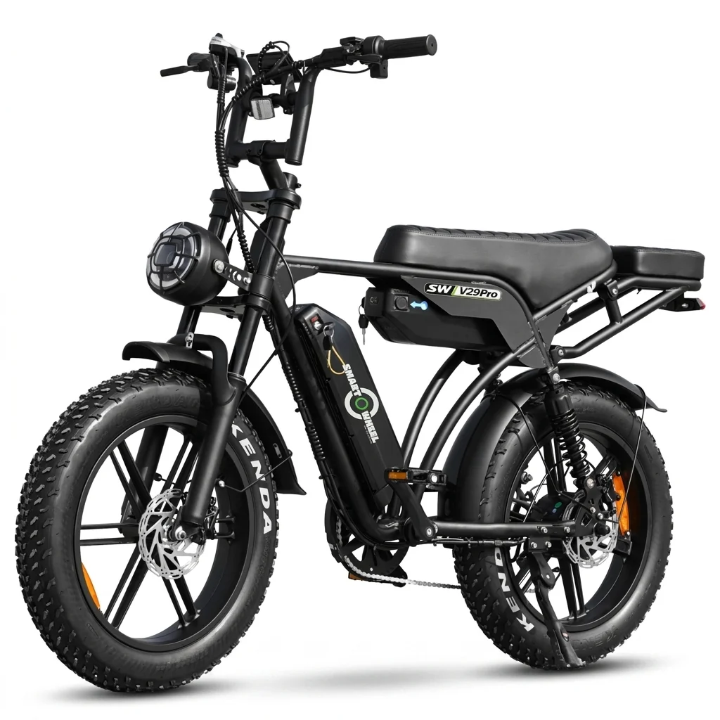 Smart Wheel Ebike V29 Pro 1000W 2 Baterias Black - Bicicleta Elétrica