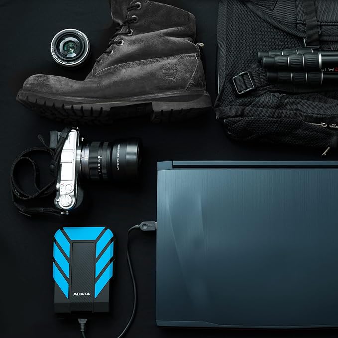 HD Externo Adata Anti Queda IPX68 Durable HD710 Pro USB 3.2 1TB 2.5 Azul