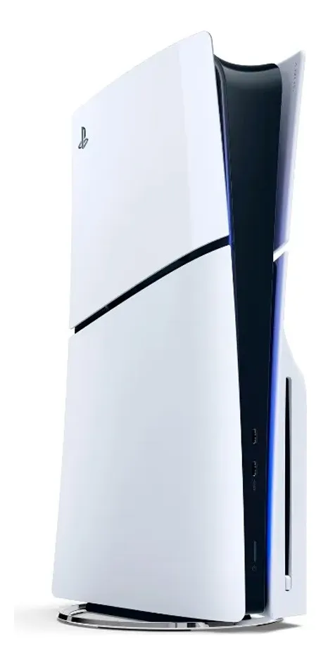 Console Sony Playstation 5 Edição Slim Disk 1tb Branco + Controle Sem Fio Dualsense Ps5 Branco