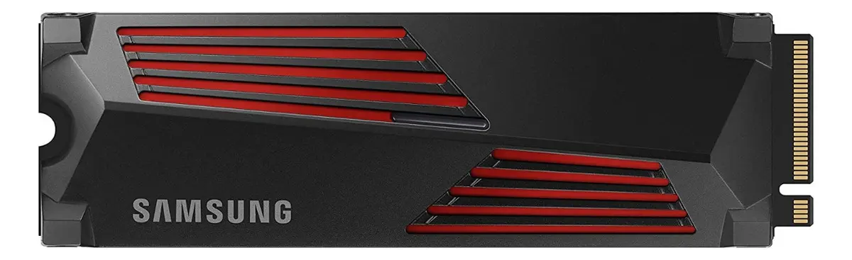Ssd Samsung 990 Pro M.2 2280 Nvme 1tb Pcie Gen 4.0 X4 Nvme 2.0 Compatível Com Ps5 Cor Preto