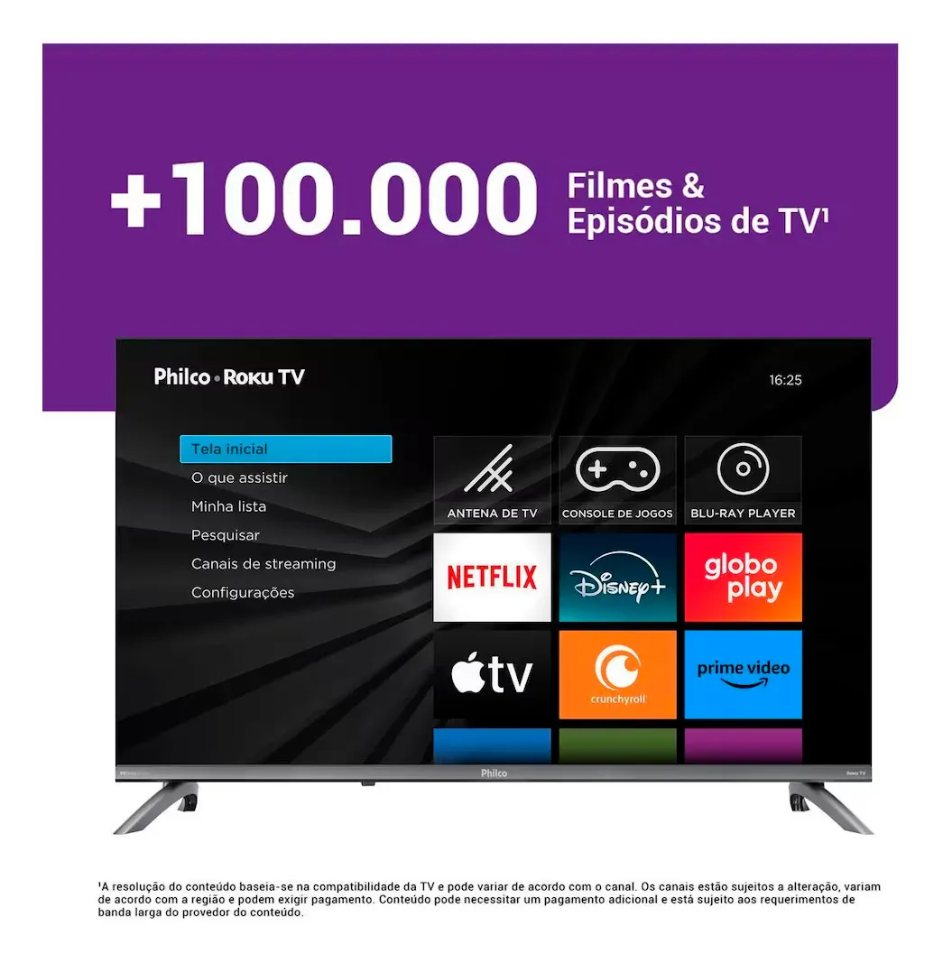 Smart Tv 32 Hd P32crb Roku Tv Hdr10 Philco
