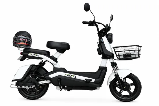 Bicicleta Eletrica-Electrica Ferox 500 Watt Batería Lithium Branco